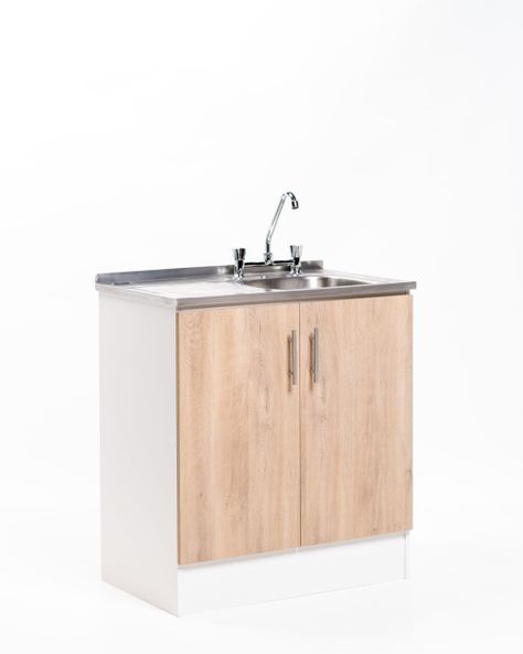 Kit Lavaplatos 2 Puertas 80 cm. Blanco Jerez Sec. Izquierdo-3