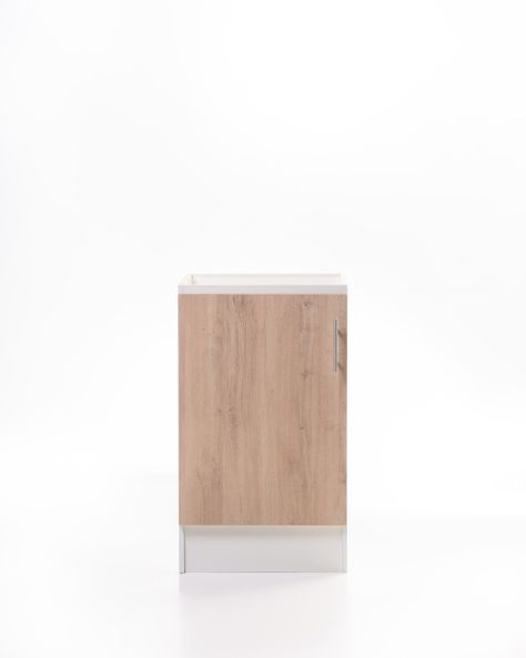 Base Cocina 1 Puerta 50 cm. Bco/Jerez Apertura Izquierda-0
