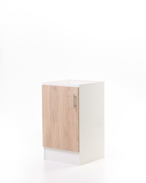 Base Cocina 1 Puerta 50 cm. Bco/Jerez Apertura Izquierda-1
