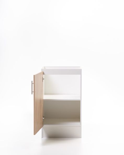 Base Cocina 1 Puerta 50 cm. Bco/Jerez Apertura Izquierda-2