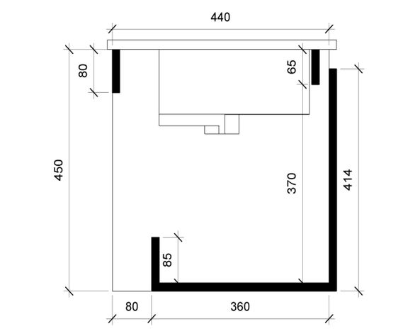Mueble Vanitorio 61cm 2 Puertas Cocoa-6