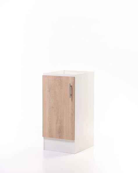 Base Cocina 1 Puerta 40 cm. Bco/Jerez Apertura Izquierda-1