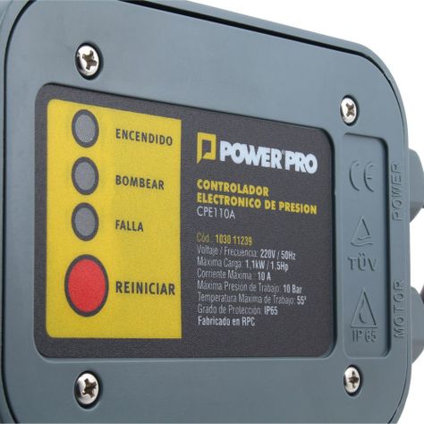Controlador Electrónico De Presión 10A  CPE110A-1