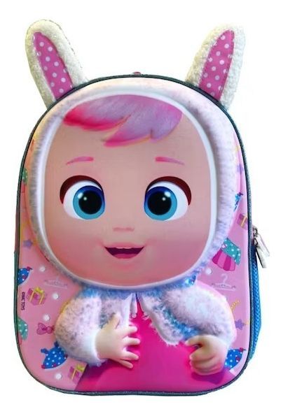 Mochila 3d Coney Orejas Plush Cry Babie Cb77320 -0