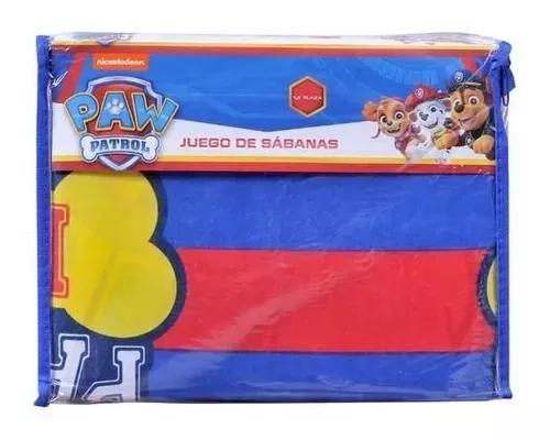 Set Sabanas Paw Patrol patrulla canina 1.5 plz-2