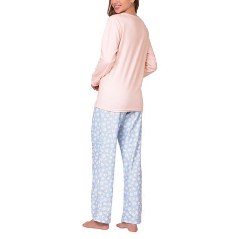 Pijama Micropolar Good Vibes Mujer 8680-2