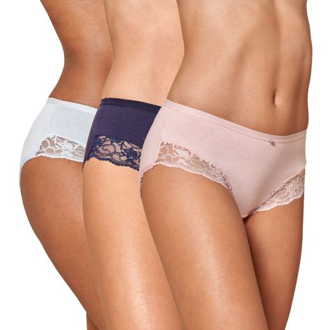 Pack 3 Calzones Bikini Algodón Lycra 20419-0