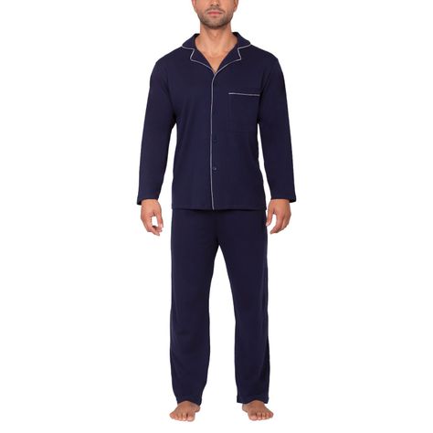 Pijama Botones Hombre 9222-0