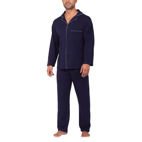 Pijama Botones Hombre 9222-1