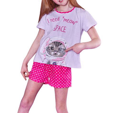 Pijama Corto Niña 7316-1