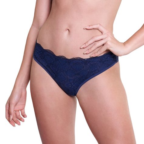 Calzón Bikini Encaje Mujer 20490-1