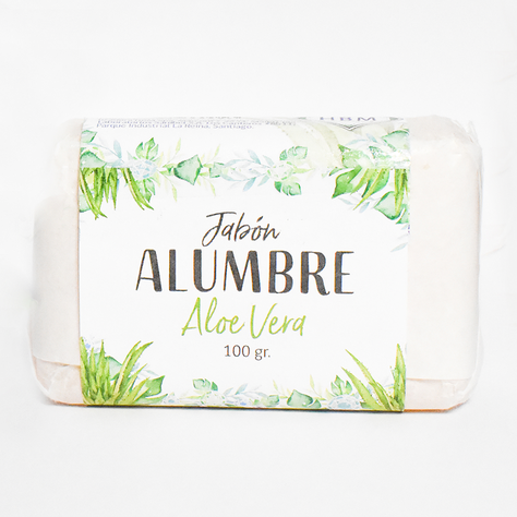 Jabón Alumbre con extracto de  Aloe-0