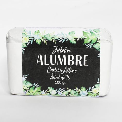 Jabón Alumbre, carbón activo y árbol de té-0