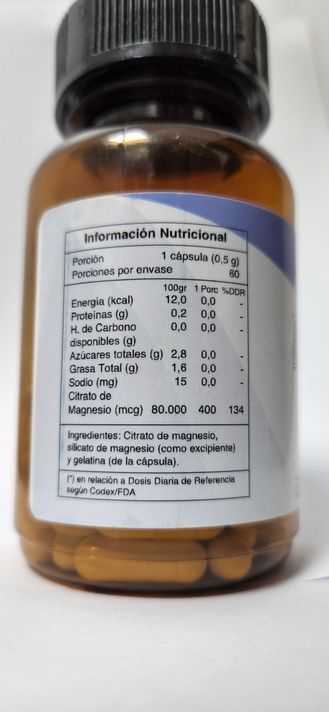  Citrato de magnesio 400mg 60 cap. -1