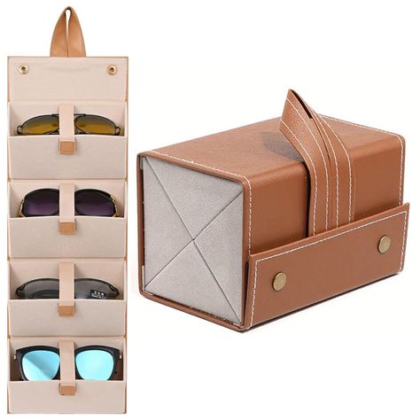 Organizador Lentes Portatil Resistente Caja Protectora Anteojos Gafas-0