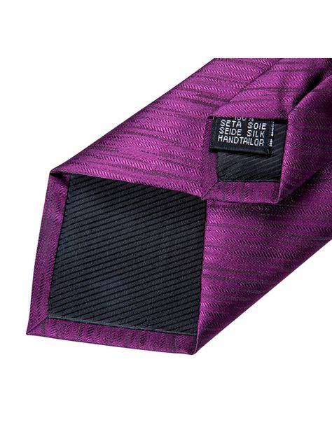 Set Corbata + Paño + Collera formal hombre. Modelo Dark Violet-4