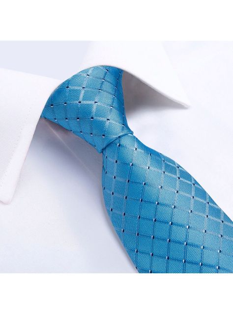 Set Corbata + Paño + Collera formal hombre. Modelo Blue Sky-2