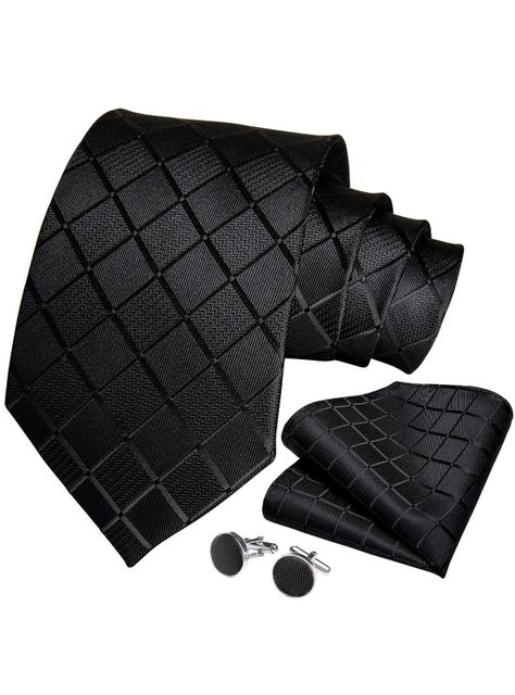 Corbata hombre + Paño + Collera formal hombre. Modelo Sangre Negra-0