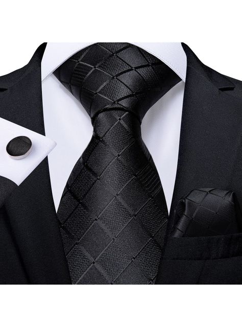 Corbata hombre + Paño + Collera formal hombre. Modelo Sangre Negra-1