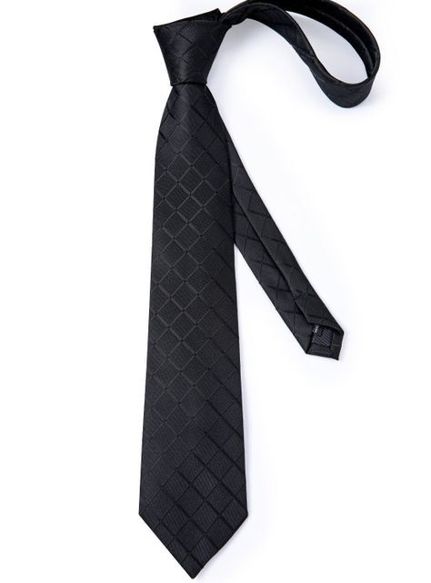 Corbata hombre + Paño + Collera formal hombre. Modelo Sangre Negra-5