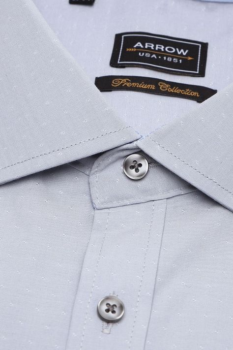 Camisa ARROW Hombre Formal Tailored Fit Cuello Italiano Sin Bolsillo-1
