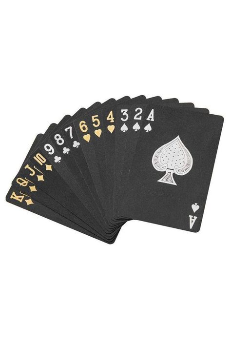 Juego de Naipes Negro. Baraja Inglesa. Poker Black-0