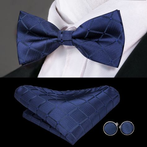 Corbatin Seda Hombre Paño y colleras Set humita-1