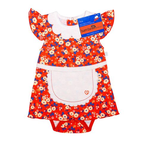 Body Huasita Chile Rojo Niña-0