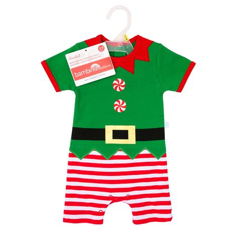 Enterito Bambino Navidad Duende Verde 12-18 Meses-0