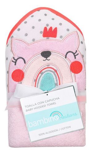 Toalla Con Capucha Bambino  Arcoiris Multicolor-1
