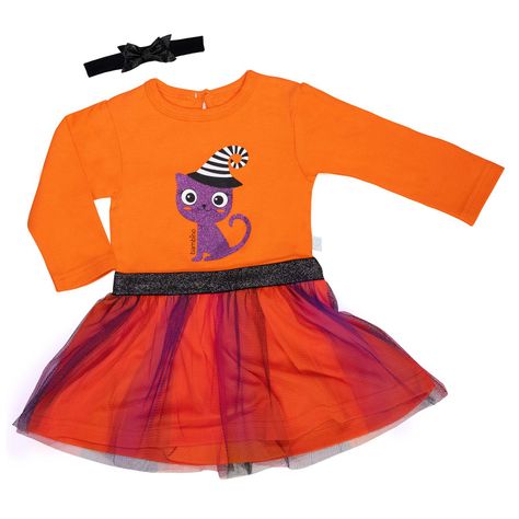 Body Halloween Gato Niña 18-24 Meses-3