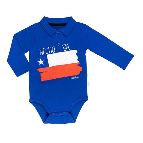 Body Chile Azul Bandera Niño-0