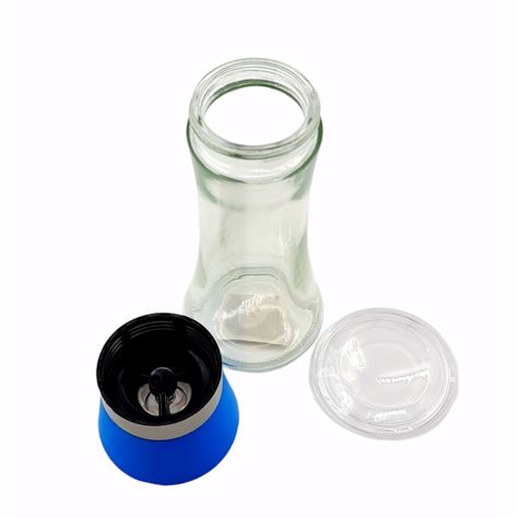 Molinillo molino  pimentero vidrio condimento 18cm-1