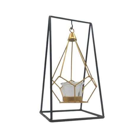 Portavela columpio metal vela flotante 27cm alto-0