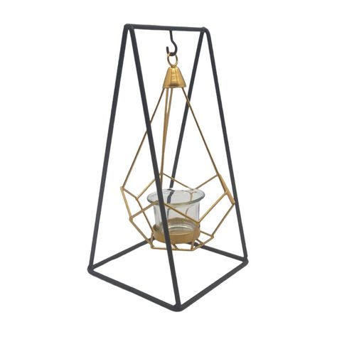 Portavela columpio metal vela flotante 27cm alto-2
