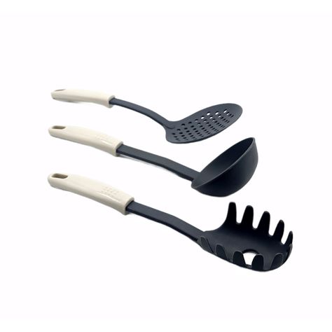 Utensilios cocina cucharon plastico set 3 piezas-2