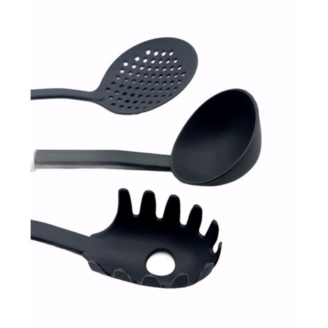 Utensilios cocina cucharon plastico set 3 piezas-3