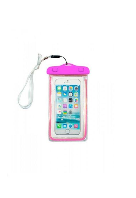 Estuche a prueba de agua fucsia-0