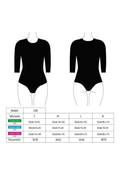 Traje de baño deportivo manga larga negro-2