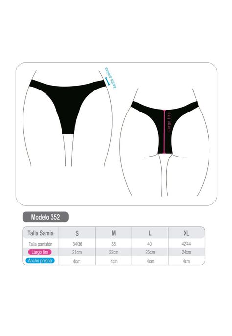 Bikini calzón colaless básico estampado verde-3