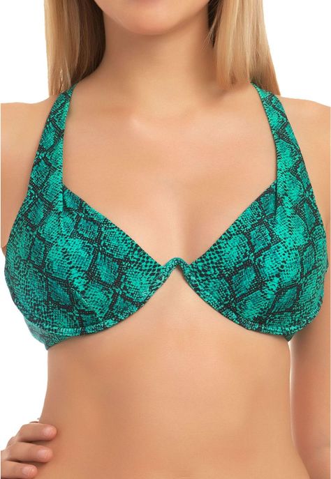Bikini con barba animal print-0