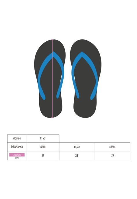 Sandalias para hombre Negra-3