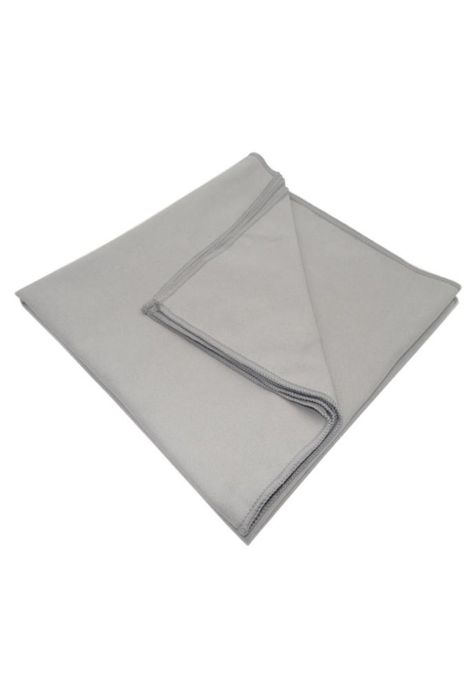 Toalla de microfibra secado rápido grande gris-4