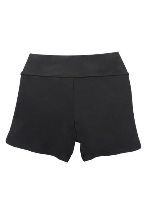 Bikini short estilo hot pant color negro-2