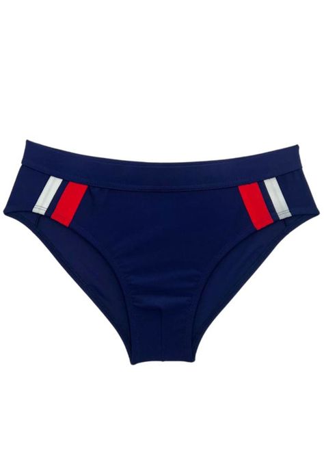 Zunga azul marino para hombres-3