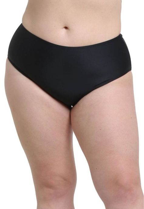 Bikini calzón estilo pin up negro-0