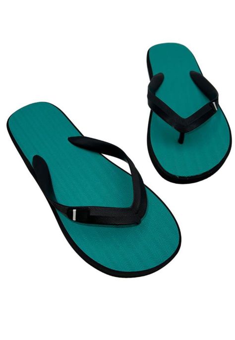 Sandalias para hombre verde-2