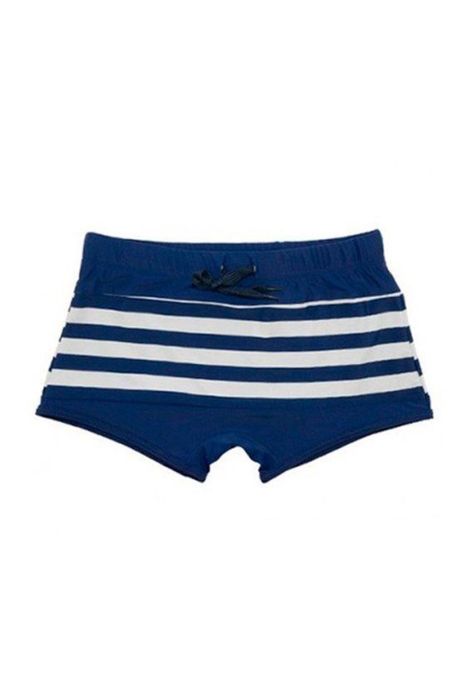 Short tipo bóxer para hombres estampado azul-0