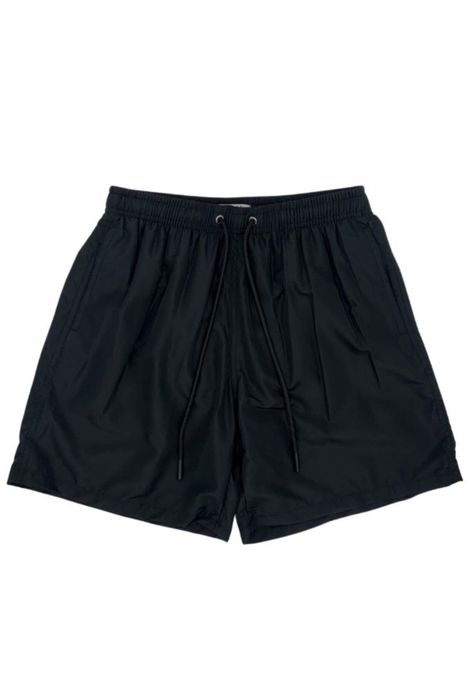 Short largo negro hombre-1
