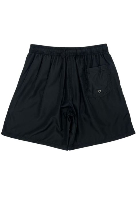 Short largo negro hombre-2